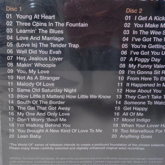 THE WORLD OF FRANK SINATRA / New CD / 2 Disc Set / 40 Tracks - Songs - Picture 3 of 16